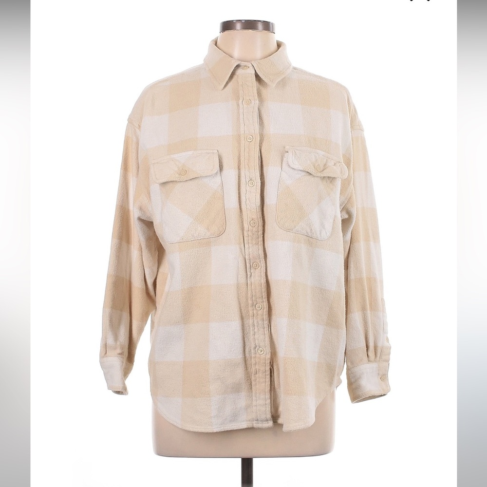 Aerie 100% Cotton Oversized Flannel